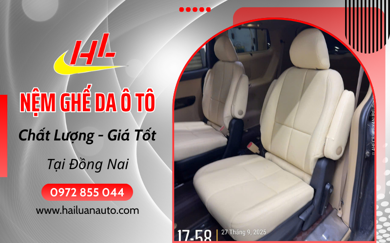 nệm ghế da ô tô